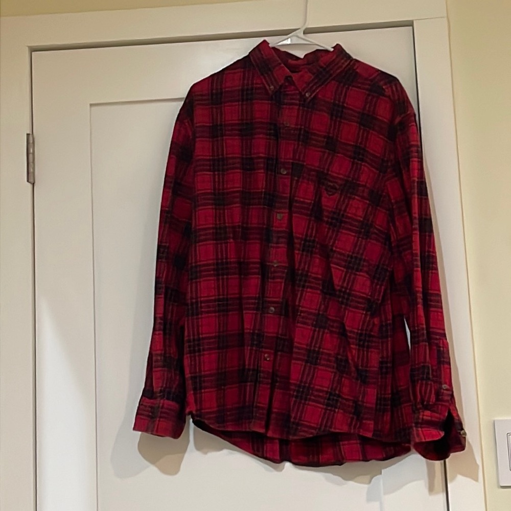 Chaps Performance Men’s Red Flannel - image 1